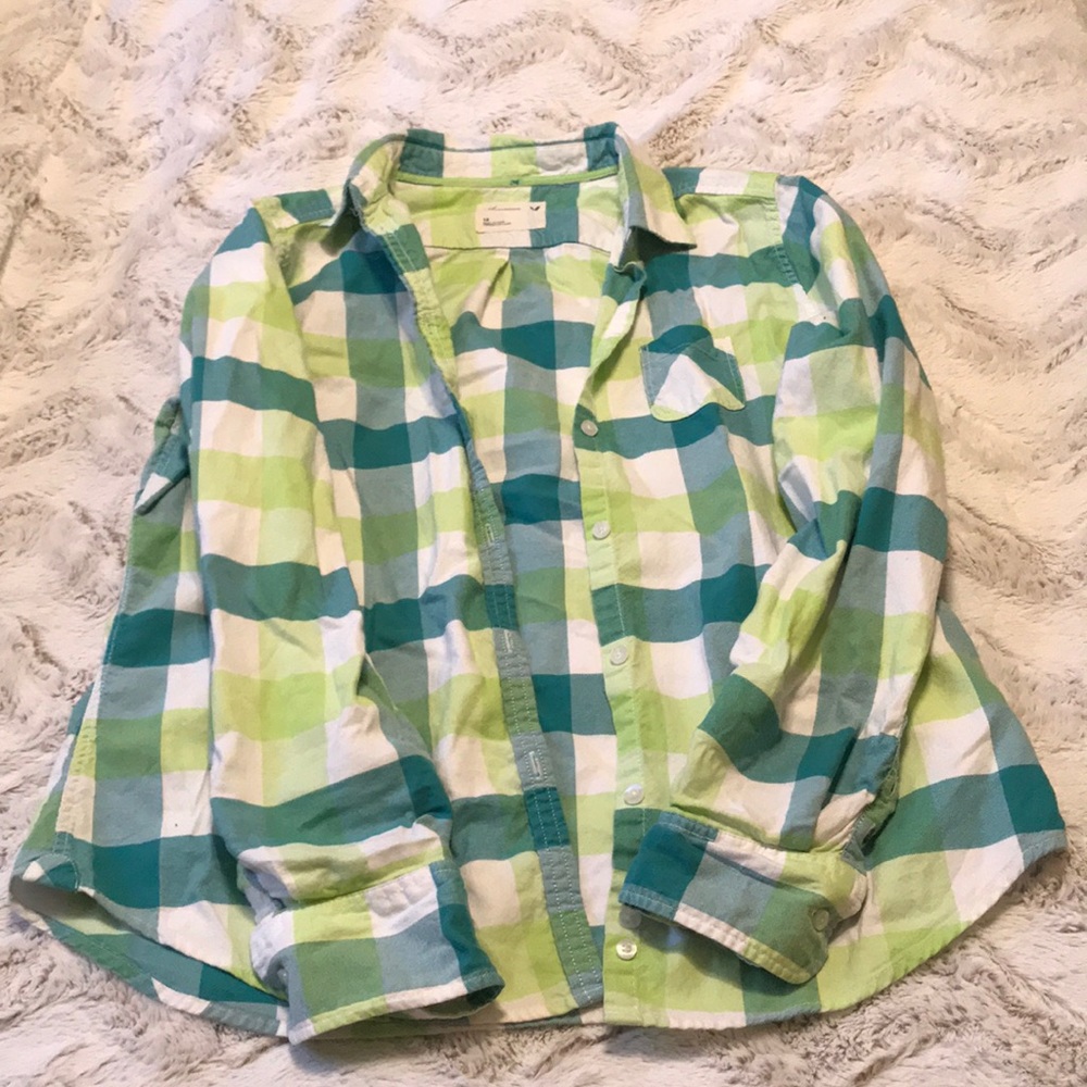 AEO plaid shirt